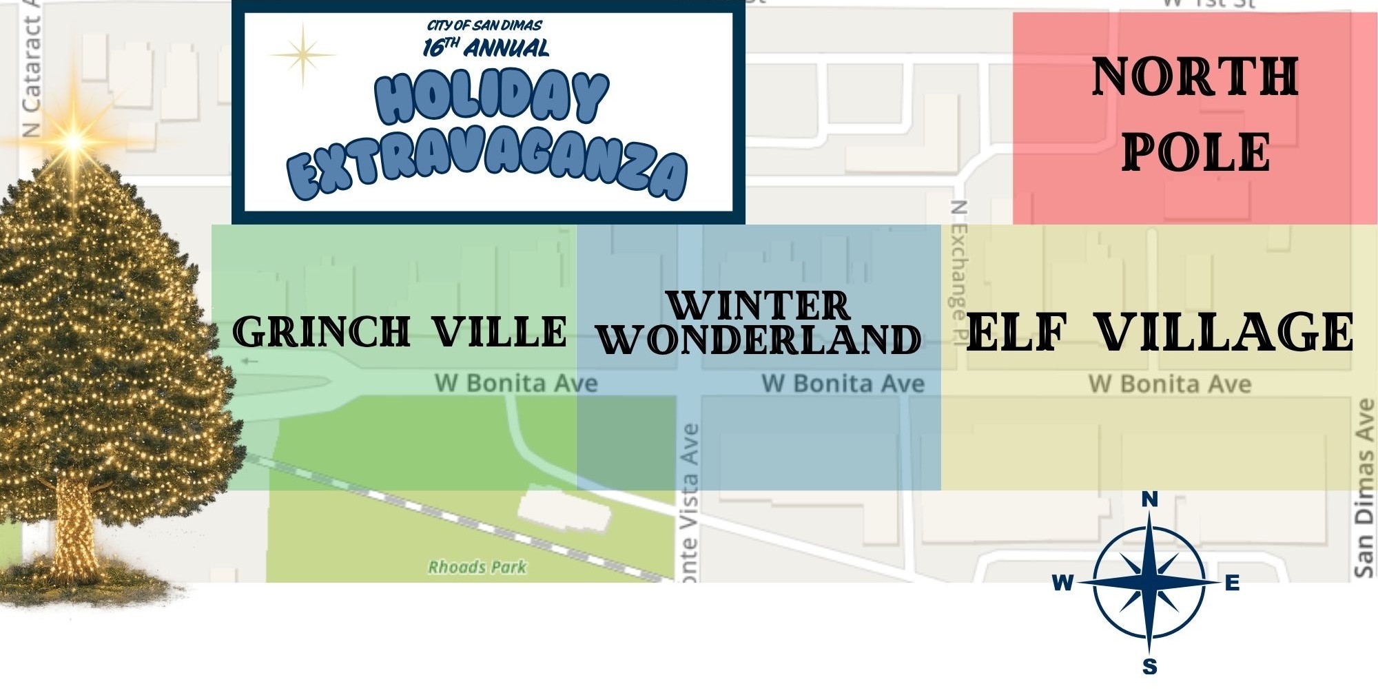 Holiday Extravaganza Land Map